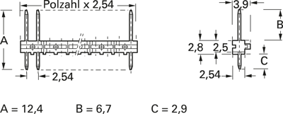 828214-8 AMP PCB Connection Systems Image 2