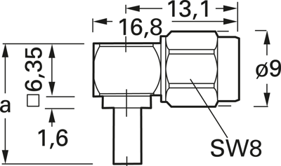 100027636 Telegärtner Koaxialsteckverbinder