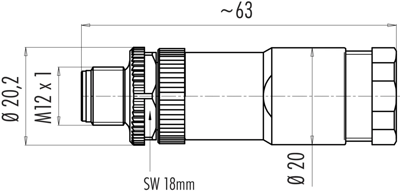 99 0429 186 04 binder Sensor-Aktor Rundsteckverbinder Bild 2