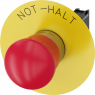 Not-Halt, Dreh-Entriegelung, Einbau-Ø 22.3 mm, unbeleuchtet, 500 V, 1 Öffner, 3SU1150-1HB20-1CH0