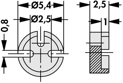 MS 183 7 Fischer Elektronik Montagescheiben für Halbleiter Bild 2