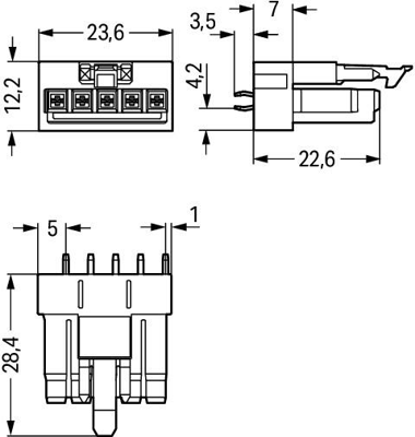 890-885 WAGO Gerätesteckverbinder Bild 2