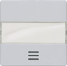 DELTA i-system Wippe mit Fenster und Schriftfeld,aluminiummetallic, 5TG6251