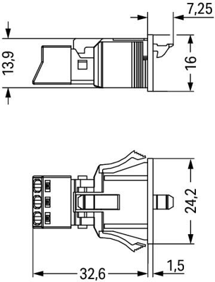 890-773/073-000 WAGO Gerätesteckverbinder Bild 2