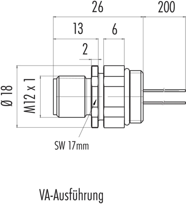 76 2831 0111 00004-0200 binder Sensor-Aktor Kabel Bild 2