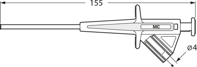 24.0224-24 Stäubli Electrical Connectors Abgreifklemmen