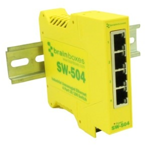 SW-504 BRAINBOXES ETHERNET-Switches Bild 4