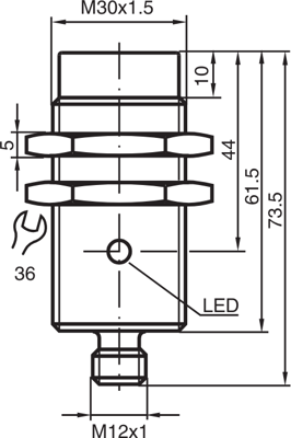 102691 PEPPERL+FUCHS Proximity Switches, Reed switches Image 2