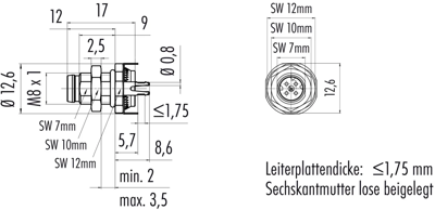 86 6321 1120 00404 binder Sensor-Aktor Rundsteckverbinder Bild 2