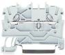 2-Leiter-Durchgangsklemme, Federklemmanschluss, 0,14-1,5 mm², 1-polig, 13.5 A, 8 kV, grau, 2000-1201