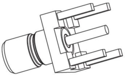 903-NM415J-51P Amphenol RF Koaxialsteckverbinder Bild 2