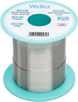 WSW SCN M1 0,5MM 100G Weller Solder Wires Image 1