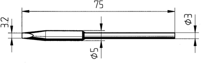 0212GD/SB Ersa Lötspitzen, Entlötspitzen und Heißluftdüsen Bild 2