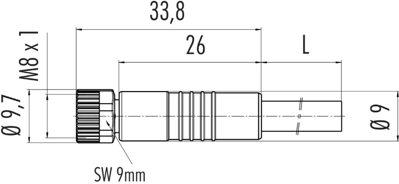 79 3406 45 03 binder Sensor-Aktor Kabel Bild 2