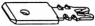 Unisolierte Flachsteckhülse, 3,00 x 0,51 mm, AWG 34 bis 18, Messing, versilbert, 4-1601082-2