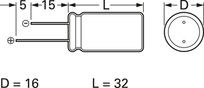 SK025M4700B7F-1632 Kemet Elektrolyt Kondensatoren Bild 2