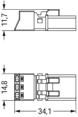 890-273/071-000 WAGO Gerätesteckverbinder Bild 2