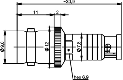 100023658 Telegärtner Koaxial Adapter