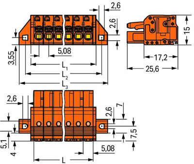 2231-303/031-000 WAGO PCB Connection Systems Image 2