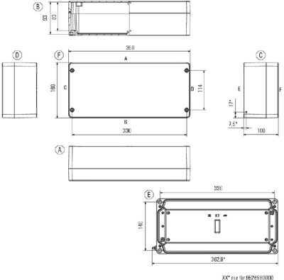 9529260000 Weidmüller General Purpose Enclosures Image 2