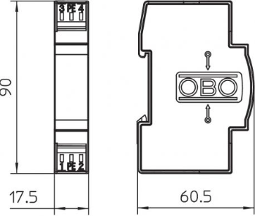 5098557 OBO Bettermann Überspannungsschutz Bild 3