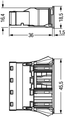 770-764 WAGO Gerätesteckverbinder Bild 2