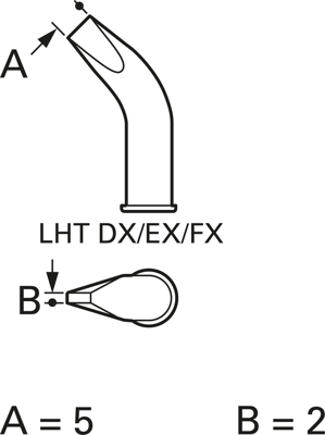 LHT DX Weller Lötspitzen, Entlötspitzen und Heißluftdüsen