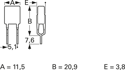 MF-RM040/240-2 Bourns Electronics GmbH Rückstellende PTC-Sicherungen Bild 2