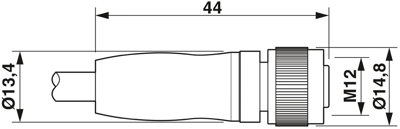 1404013 Phoenix Contact Sensor-Aktor Kabel Bild 2