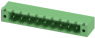 Stiftleiste, 9-polig, RM 5 mm, abgewinkelt, grün, 1776760