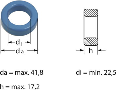 B64290L0659X830 TDK (EPCOS) Ferrite cores Image 3