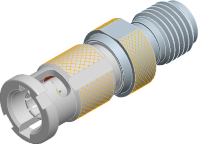 APH-HDBNCP-SMAJ Amphenol RF Koaxial Adapter