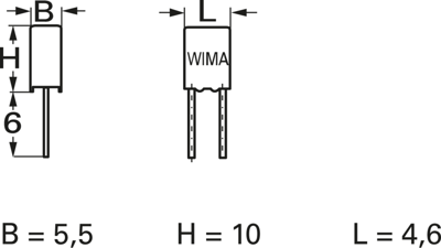 MKS0B041000F00KSSD Wima Film Capacitors Image 2