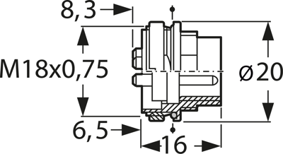 C091 31W105 100 2 Amphenol Other Circular Connectors Image 2