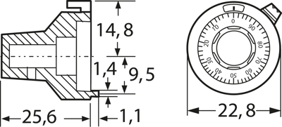 H-516-6A Bourns Electronics GmbH Einstellknöpfe Bild 2