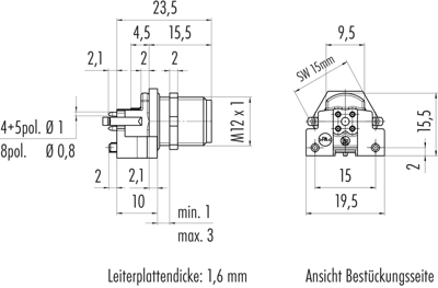 99 3431 458 04 binder Sensor-Aktor Rundsteckverbinder Bild 2