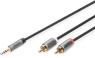 Audio-Adapterkabel 1 m1x3,5 mm Klinkenstecker auf 2xCinchstecker