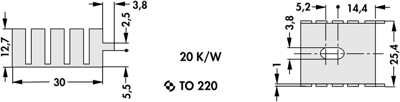 10034979 Fischer Elektronik Kühlkörper Bild 2