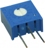 Cermet-Trimmpotentiometer, 10 kΩ, 0.5 W, THT, seitlich, 3386H-1-103LF