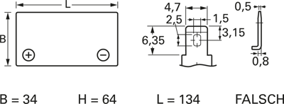 NP3-6 Yuasa Bleiakkus, Lithium-Ionen-Akkus Bild 2