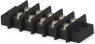 Leiterplattenklemme, 5-polig, 0,3-2,0 mm², 25 A, Schnellanschluss, schwarz, 1546671-5