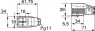 933029100 Hirschmann Automation and Control Ventilsteckverbinder