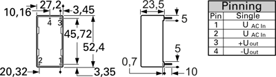 TMPM 10115 TRACO POWER AC/DC-Wandler