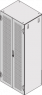 Varistar Doppeltür, IP 20, perforiert, 3 Punkt-Verriegelung, 1200 B x 600 T, RAL 7035