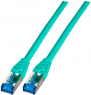 Patchkabel, RJ45-Stecker, gerade auf RJ45-Stecker, gerade, Cat 6A, S/FTP, LSZH, 0.25 m, grün