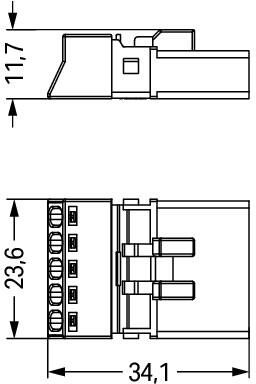 890-215 WAGO Gerätesteckverbinder Bild 2