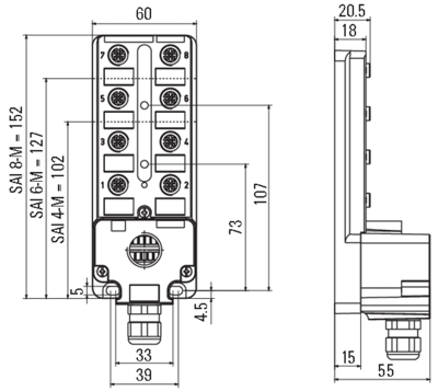 1782740000 Weidmüller Sensor-Aktor Verteilerboxen Bild 2