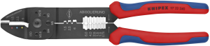 Crimpzange für Isolierte Kabelschuhe/Steckverbinder, 0,5-6,0 mm², AWG 20-10, Knipex, 97 22 240