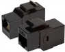 Modular-Adapter Cat.6 UTP Snap-In, RJ45 Bu/Bu, 1:1