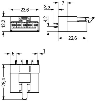 890-895 WAGO Gerätesteckverbinder Bild 2